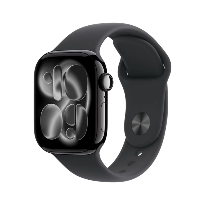 Apple Watch Series 11 GPS + Cell 42 mm peilimusta alumiini, musta urheiluranneke - S/M