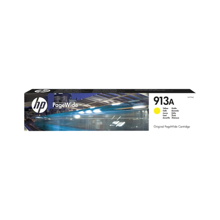 HP 913A Original PageWide mustekasetti (keltainen)